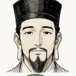 刘备的漫画肖像